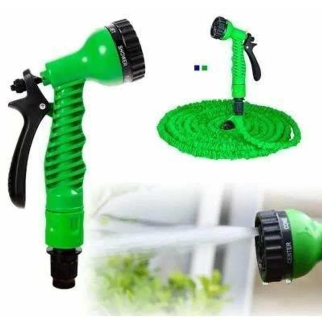 50 Ft Magic Expandable Garden Water Hose with Spray Gun