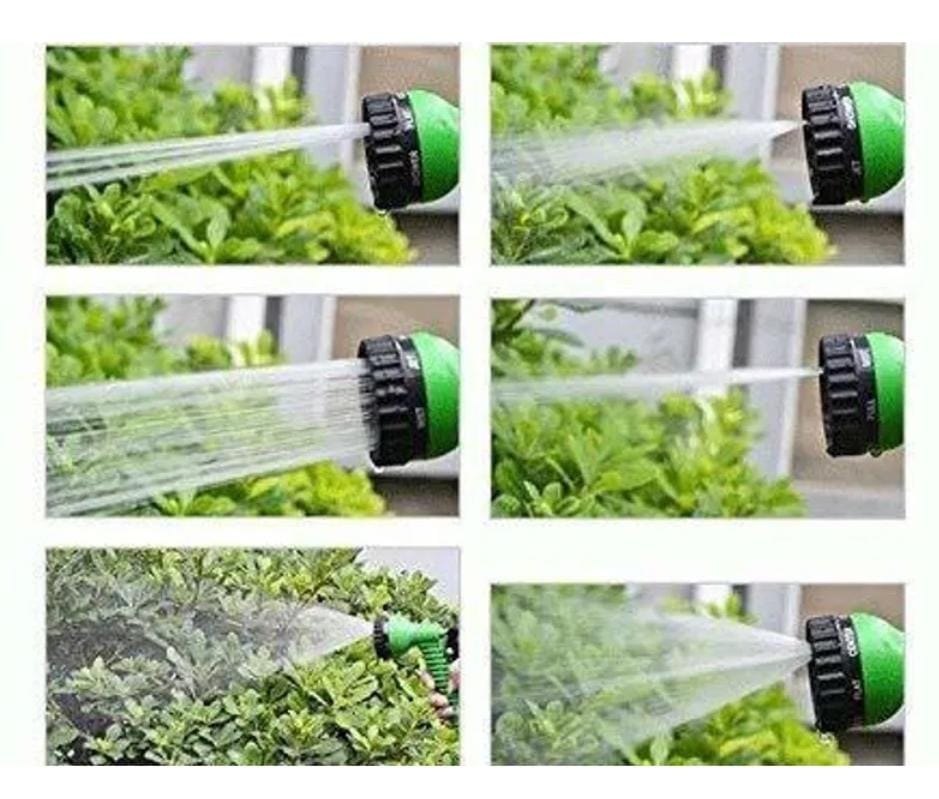 50 Ft Magic Expandable Garden Water Hose with Spray Gun